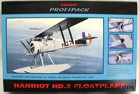 Eduard 1/48 Hanriot HD.2 Floatplane - HD-2, 8039 plastic model kit